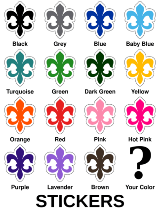 Fleur-de-lis Stickers